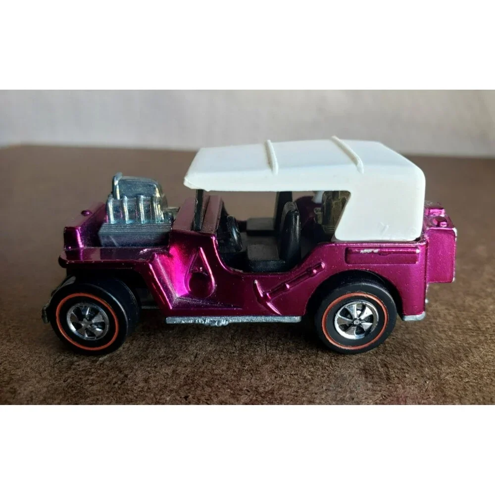 VTG 1971 Hot Wheel GRASS HOPPER Spectraflame Magenta ZAMAC 1:64 REDLINE 6461 USA